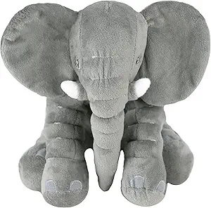 Djungelskog 60cm/24inch Elephant Plush, Elephant Stuffed Animals Plush for Kids Girls Boys Girlfriend Birthday Christmas, Valentine's Day Gift (60cm/24inch)