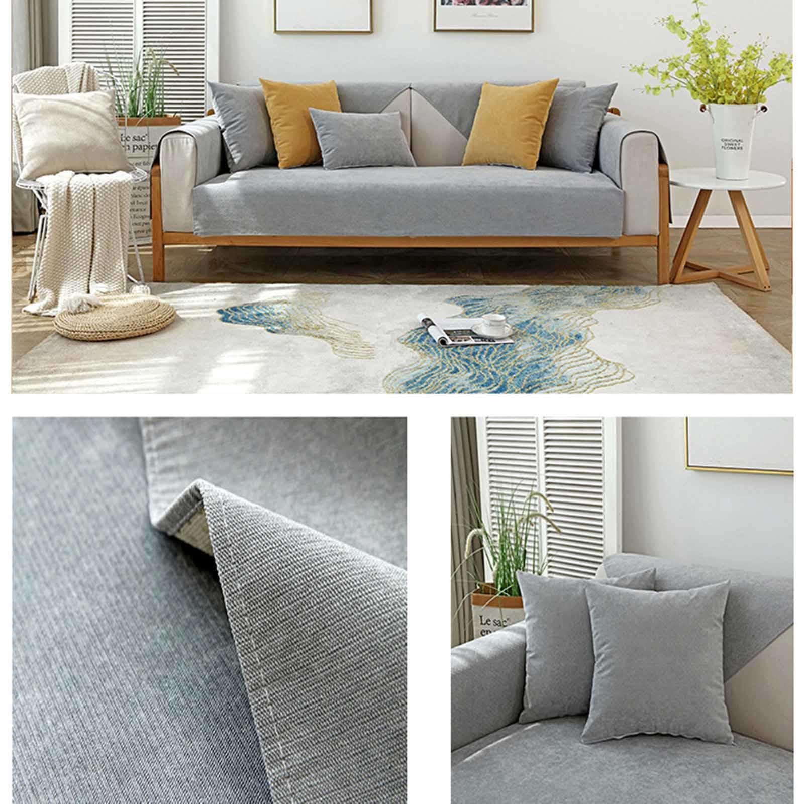 YSZBD sofabezug ecksofa wasserdicht l-Form 1/2/3/4sitzer，sofaschoner，sofaschutzdecken rutschfest Hund Katze kratzsicher,70x150cm