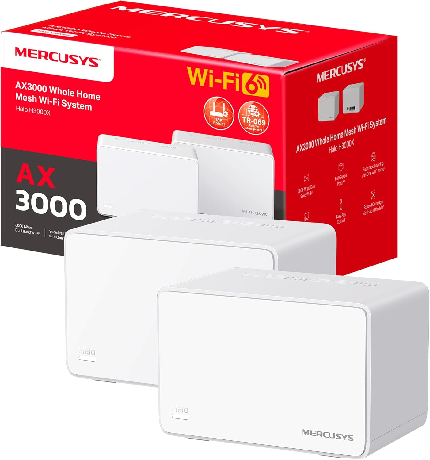 Mercusys Halo H3000X sistema mesh Wi-Fi 6