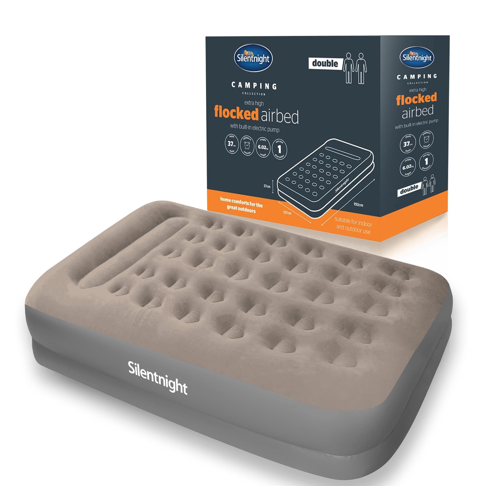 Silentnight Airbed - Double - Grey - Large