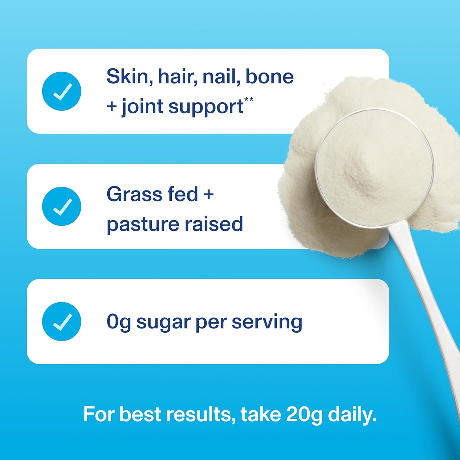 Vital Proteins Collagen Peptides Powder - Supports Hair, Nail, Skin, Bone & Joint Health, Unflavored, Collagen Protein 9.33 OZ