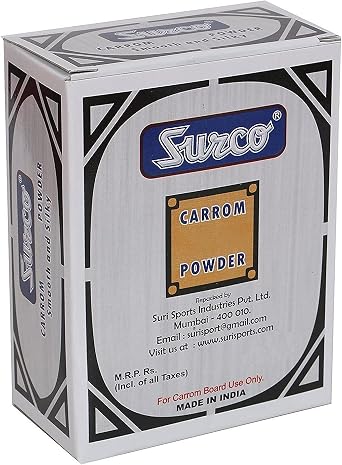 Surco Professional Boric Powder for Carrom Board Surco 400 GMS