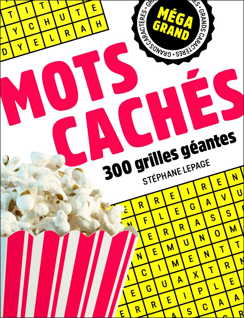 Méga grand mots cachés: 300 grilles géantes
