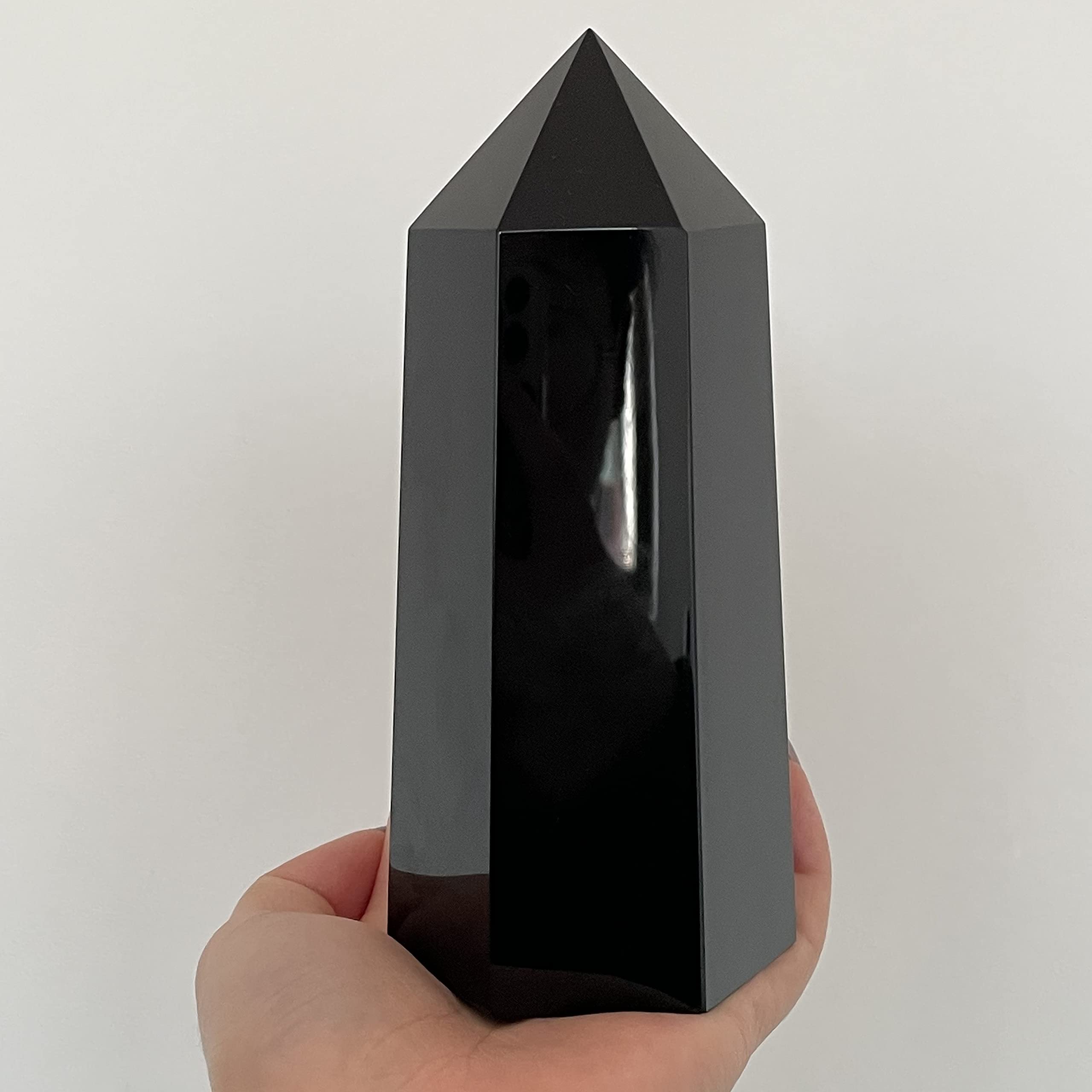 ホームコレクション ストーン トップ 天然黒曜石 クリスタル