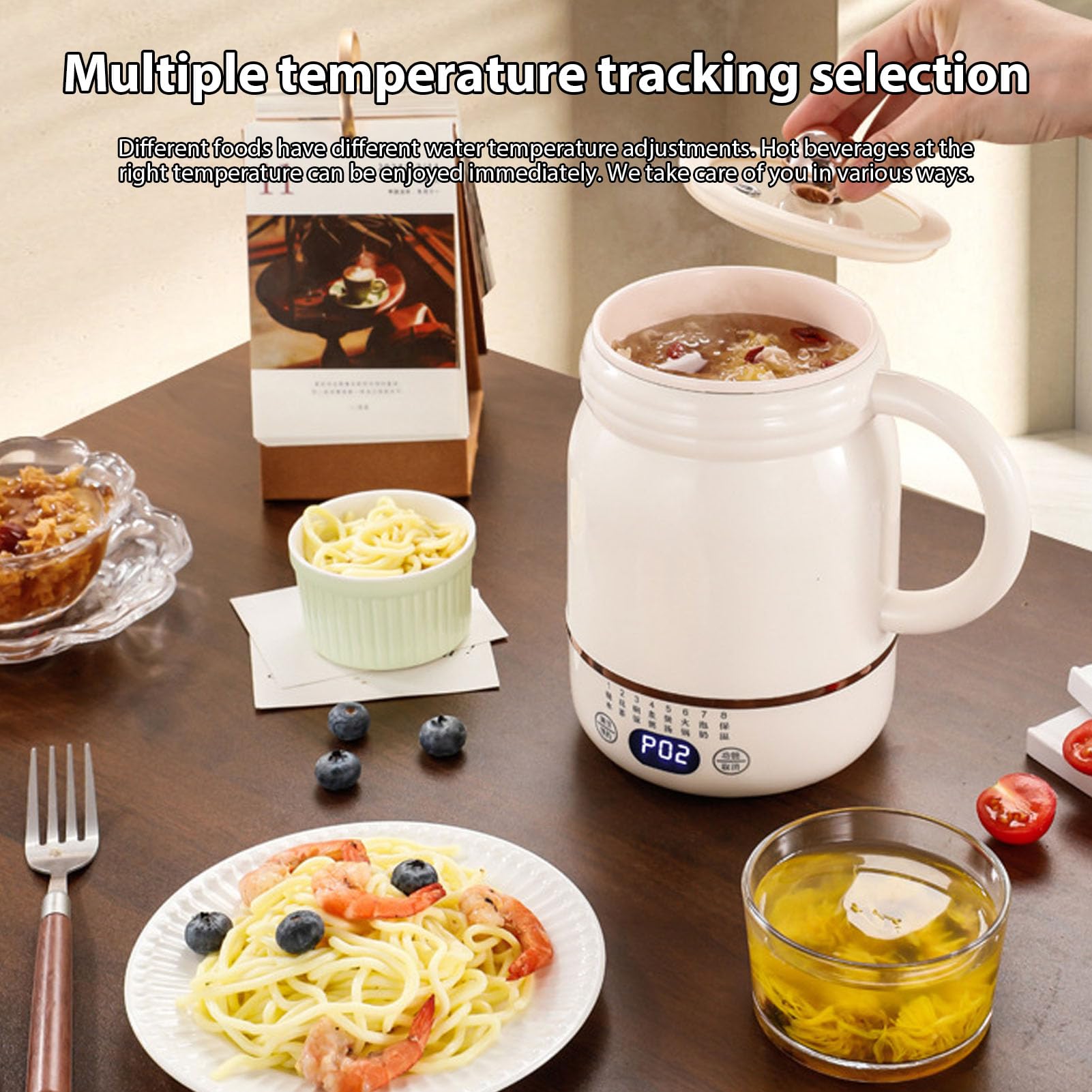 Tazza Elettrica Intelligente da da 800ml, Controllo Touch
