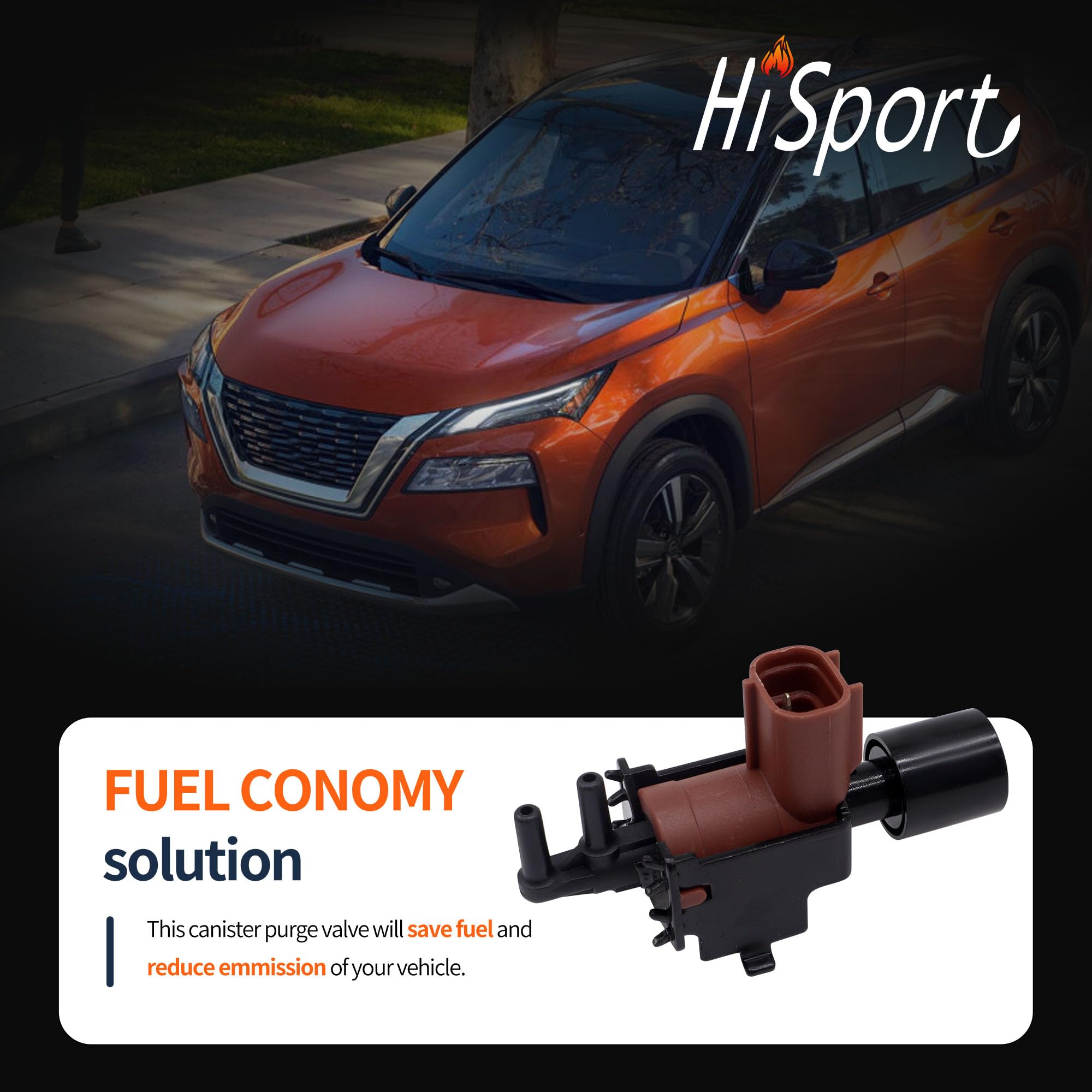 HiSport Valvola di commutazione del vuoto 25860-62010 compatibile Toyota Camry Avalon Sienna