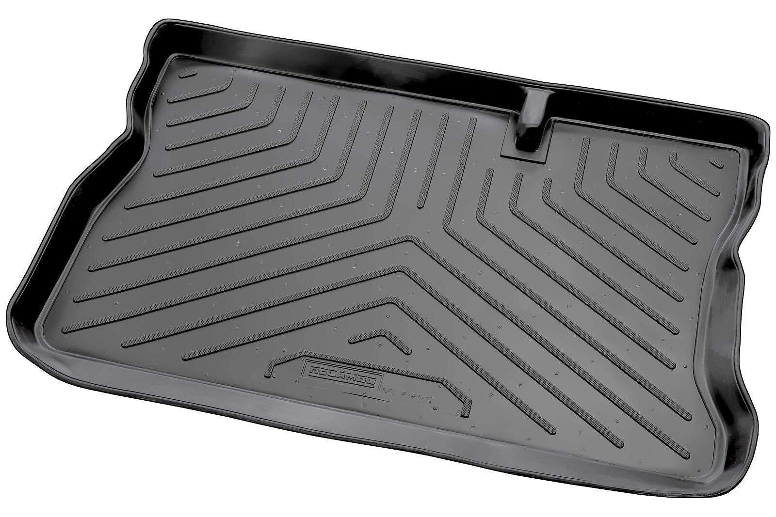 RECAMBO Gummimatten & Kofferraumwanne Set passend für Opel Corsa D, Corsa E | ab 2006> - 100% passgenaue Auto Fußmatten und Kofferraummatte aus hochwertigen rutschfesten TPE - Schwarz
