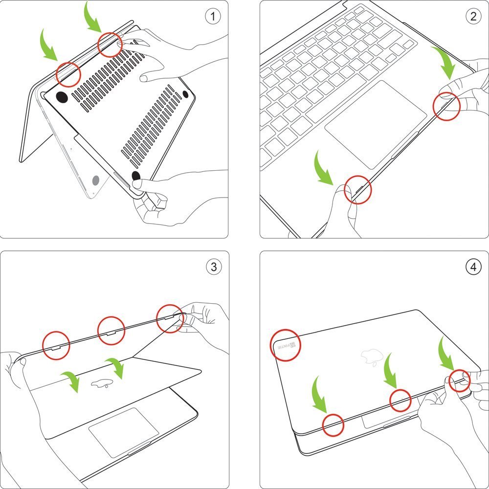 FINTIE Coque MacBook Air 13 Pouces A1466 A1369 2010-2017 Etui Plastique Rigide Transparent Cristallin