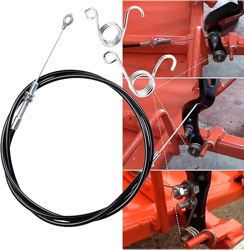 Miniatura 6 de Royitay 2 cables universales del acelerador de 60 pulgadas de largo con carcasa de 53 pulgadas para Manco 8252 ASW Go Kart Mini Bike Buggy Cart Jeep