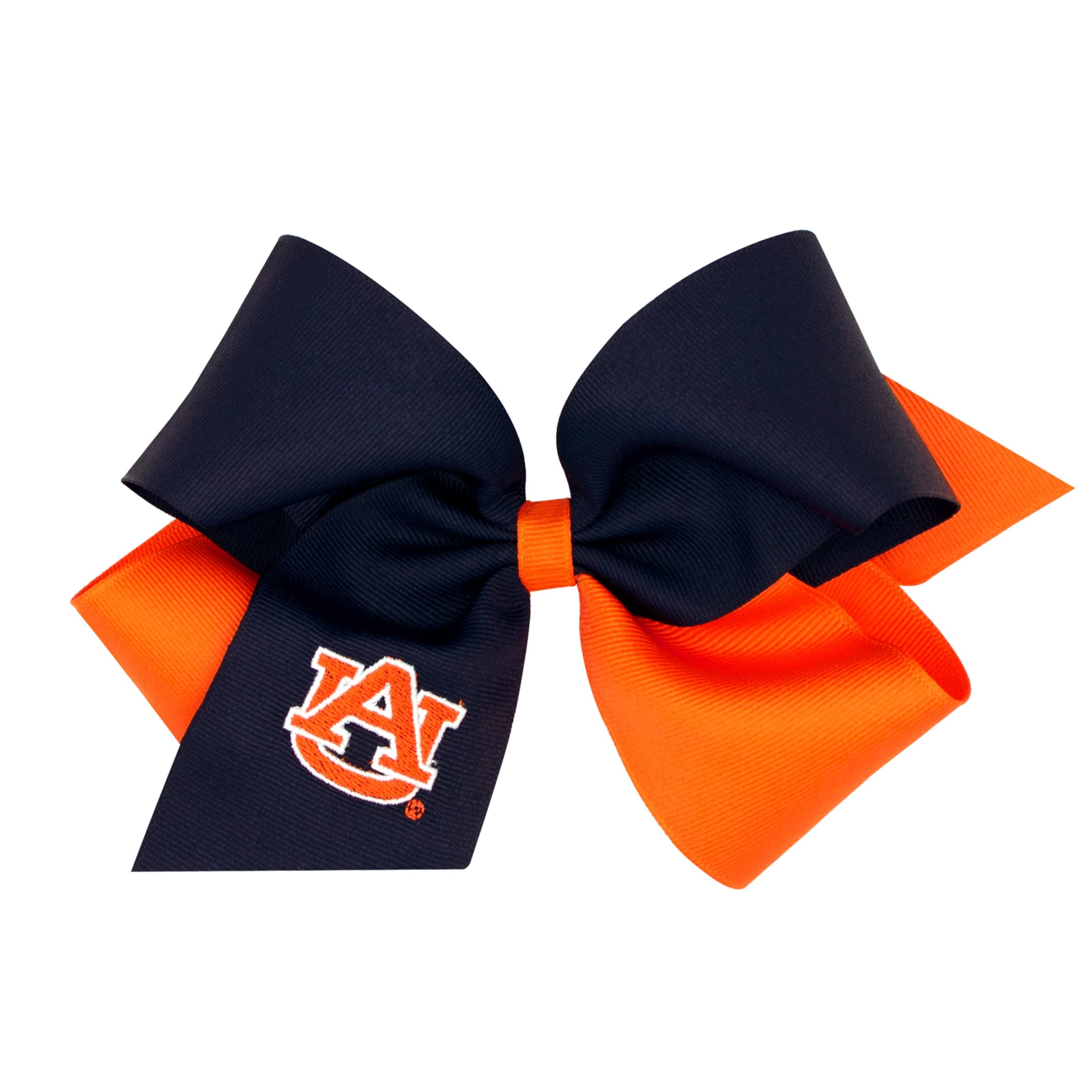 Wee Ones Girls' Collegiate Themed Game Day Hair Bows, Scrunchies and Headbands, Multiple Color and Bow Size Options