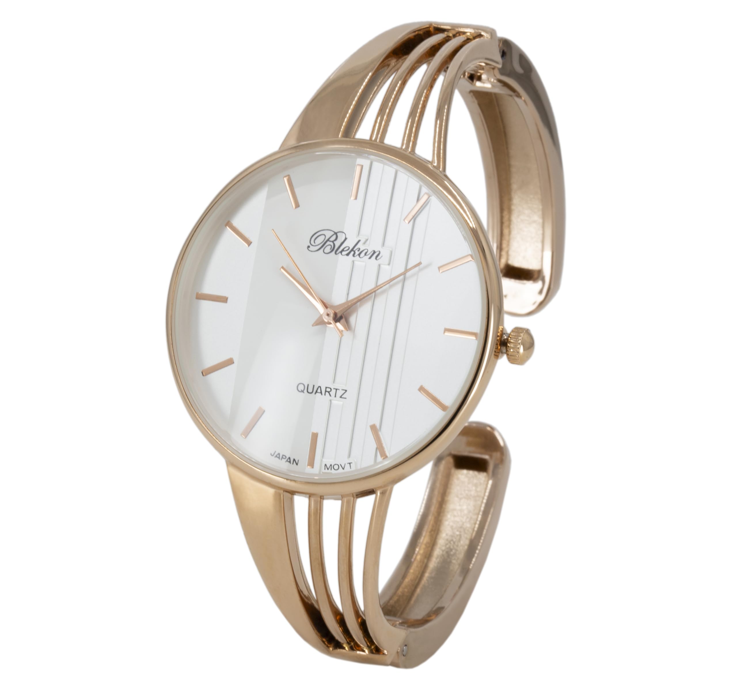 Collections Quartz Women's 34mm Case Elegant Cuff Bangle Watch-image-34