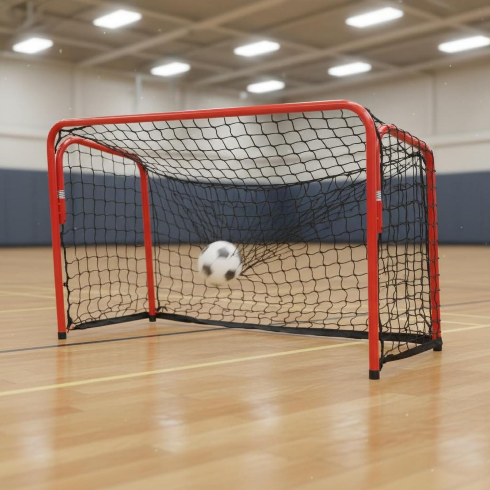 Porta da Calcio Pieghevole Rete Calcio Allenamento Bambini Mini Partita Pratica Cornice Portatile Chiusura Rapida Trasporto Pratico Migliorata Adatta