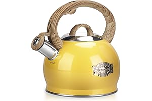 Stovetop Tea Kettle | Brighten Your Kitchen with a Dash of Yellow