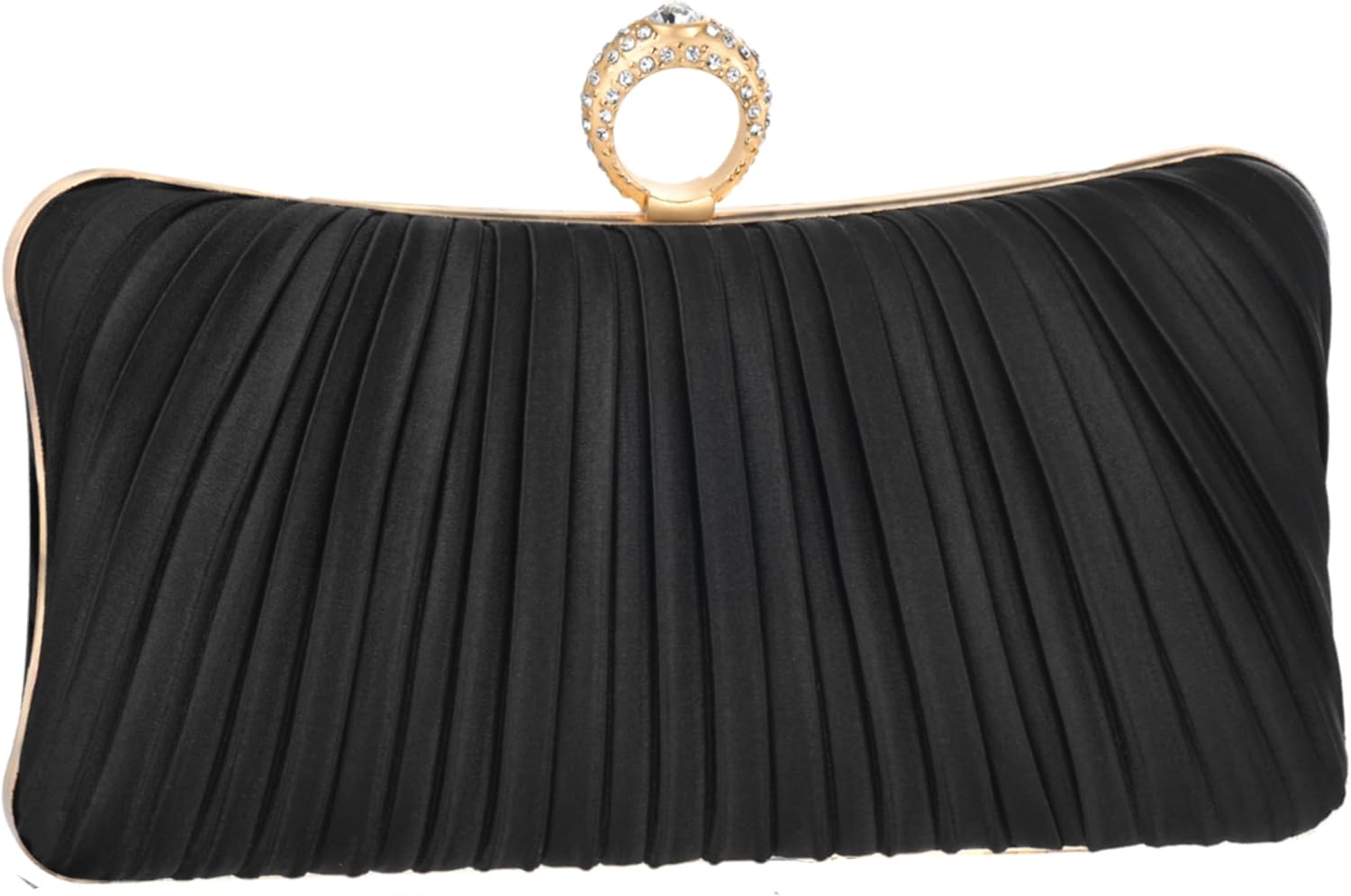 Fashion Women’s Evening Bags, Tiffany Silk Luxury Handbags with Chain Stylish Purses for Wedding Party