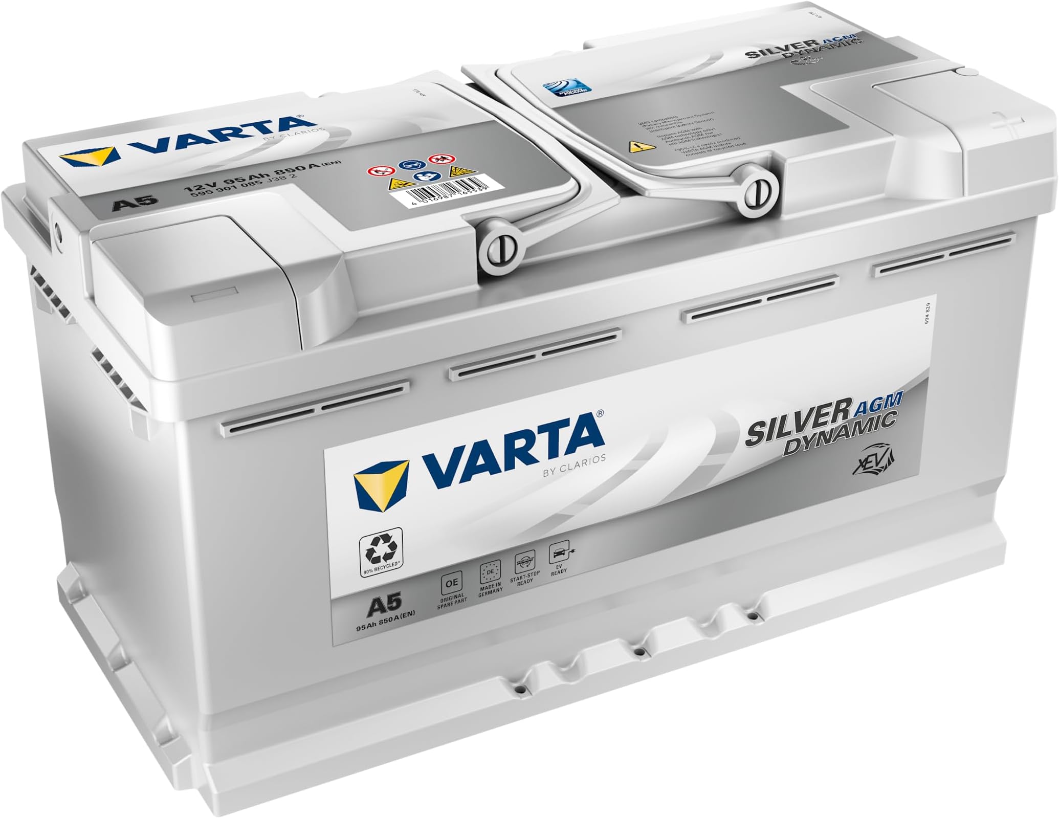 Silver Dynamic AGM xEV 95Ah 850A 353x175x190mm