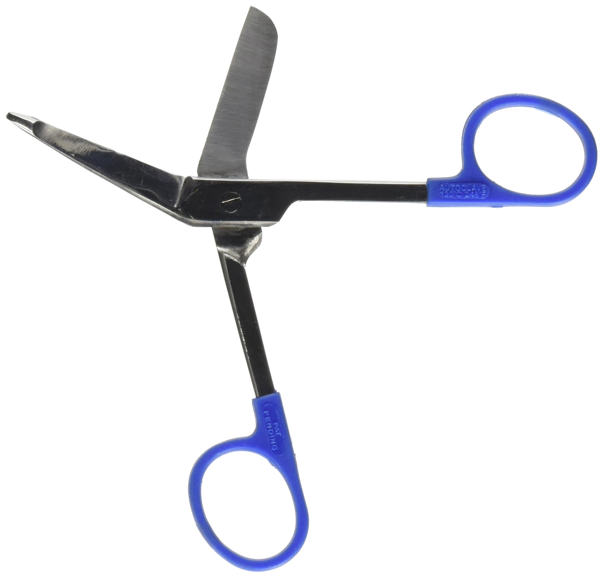 5 1/2" Listermate Bandage Scissors, Royal Blue Handle