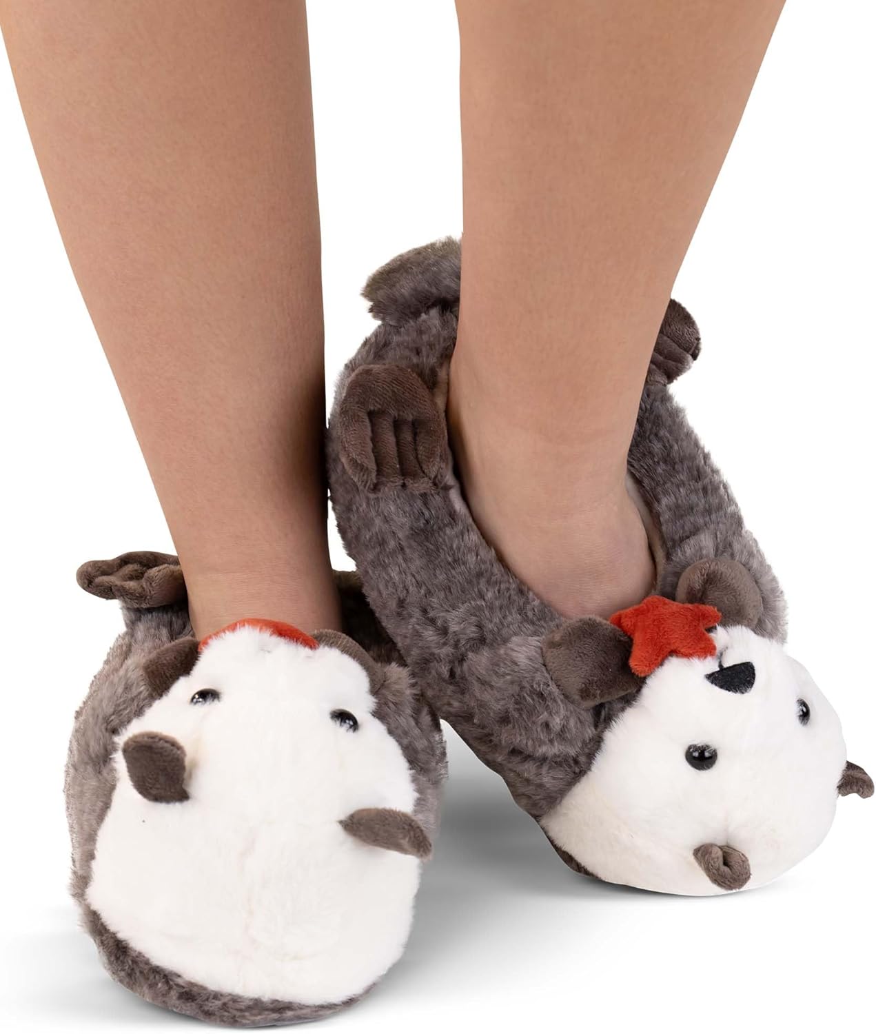 Lazy One Animal Critter Slippers for Kids and Adults, Cute and Cozy Slippers - Image 2