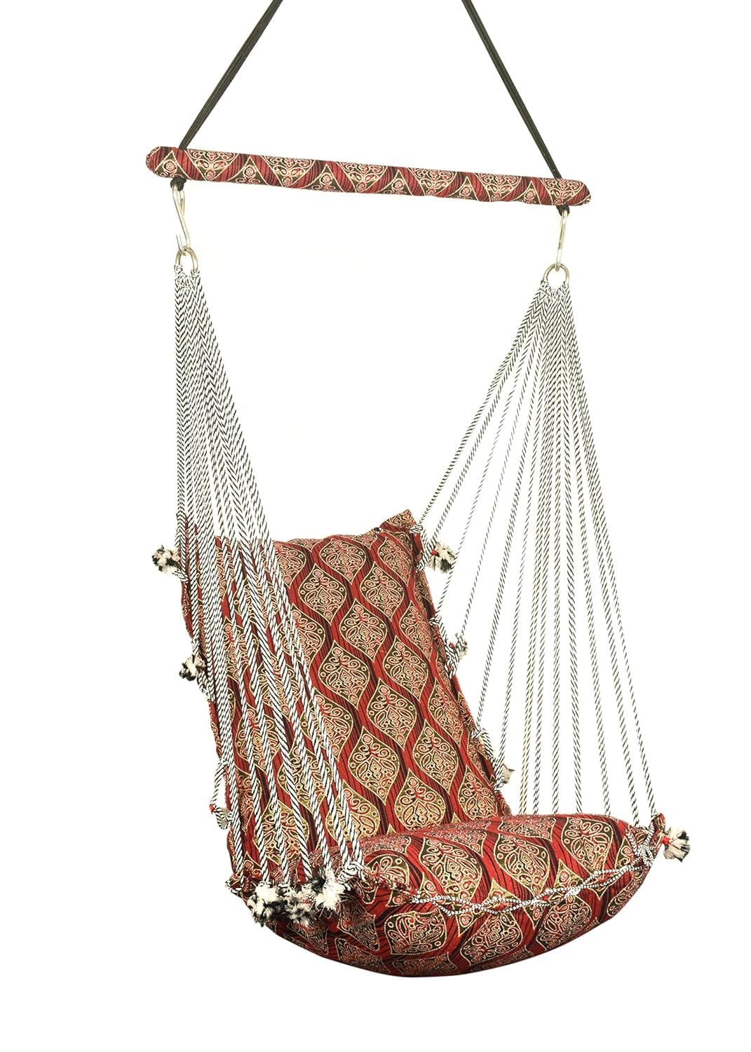 Kkriya Home Decor™Jumbo Hammock N Swing in Red 4