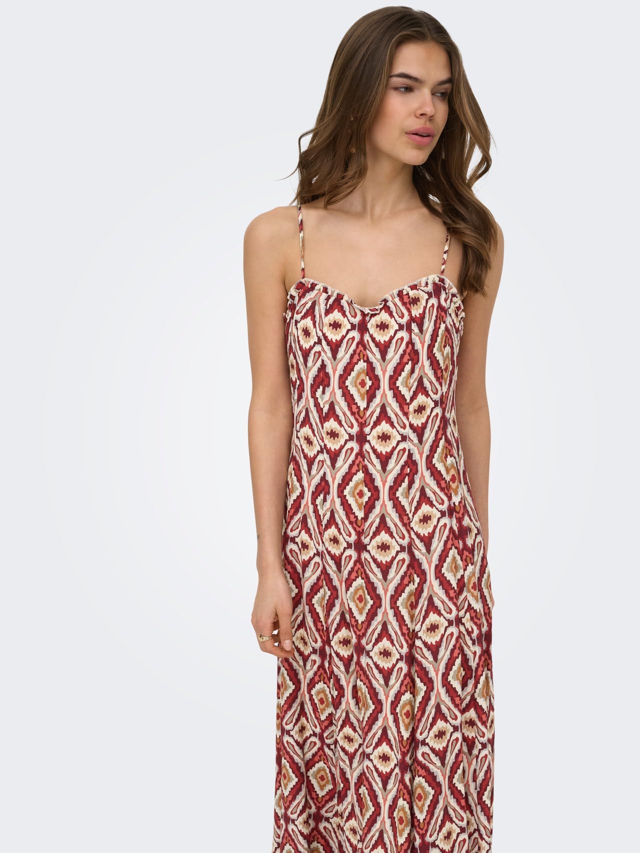 ONLY Damen Onlstacy Mikasi Long Strap Dress WVN Onlstacy Mikasi Long Strap Dress WVN (1er Pack)