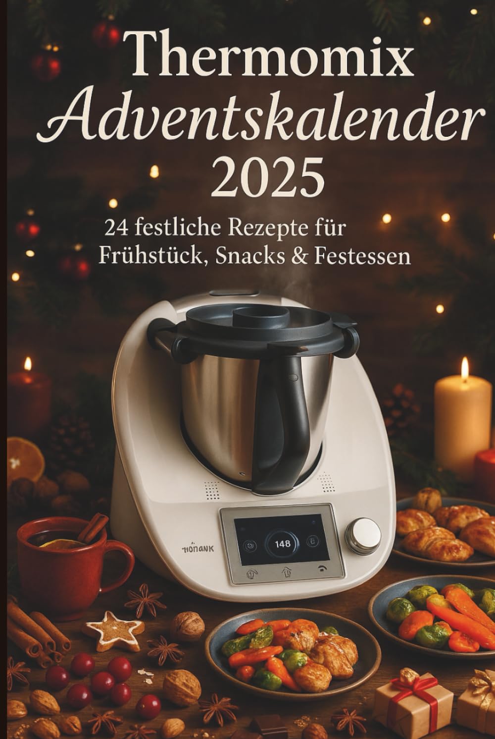 Thermomix Adventskalender 2025 – 24 festliche Rezepte für Frühstück, Snacks & Festessen: Weihnachtsrezepte für Thermomix: Suppen, Plätzchen, Drinks & ... Küche (Adventskalender für Feinschmecker)