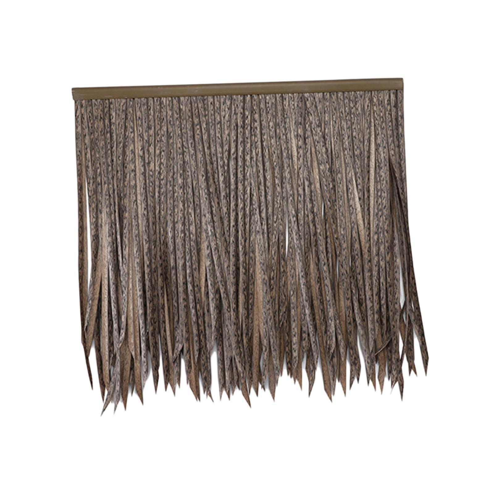 UJEAVETTE® Straw Roof Thatch Multifunction 50X50 Panel Palm Thatch Roll for Hut Outdoor D-image-35