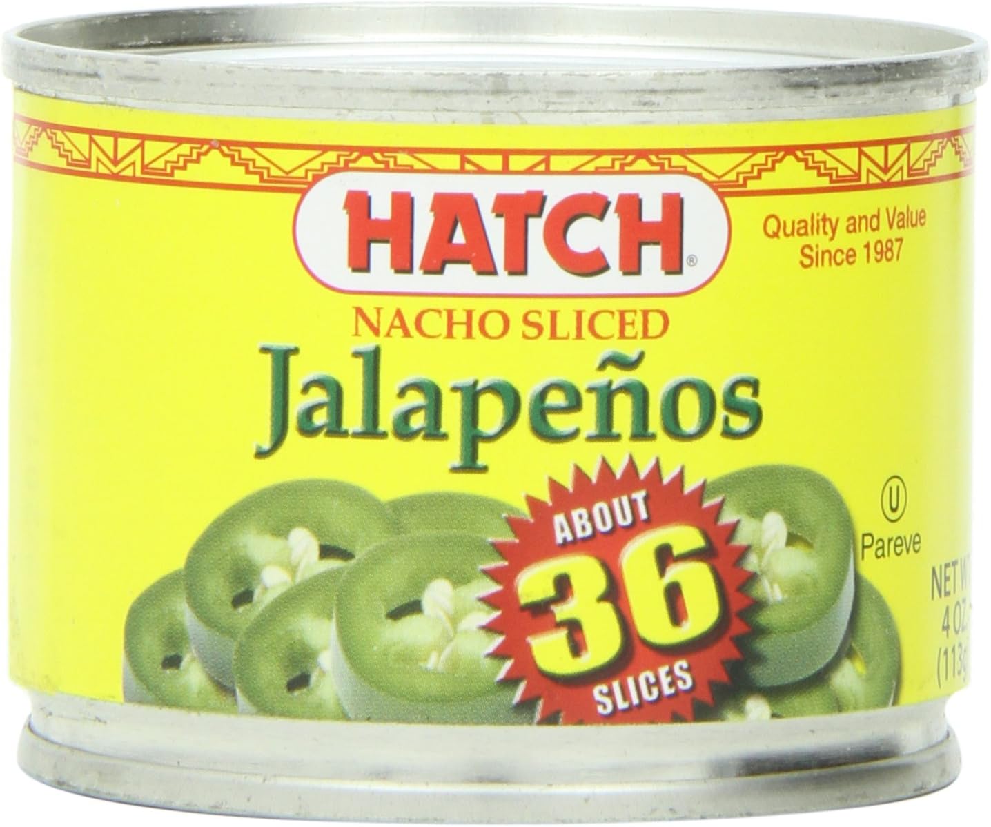 - Hatch Chile Company Hatch Nacho Sliced Jalapenos, 4-Ounce (Pack of 12)