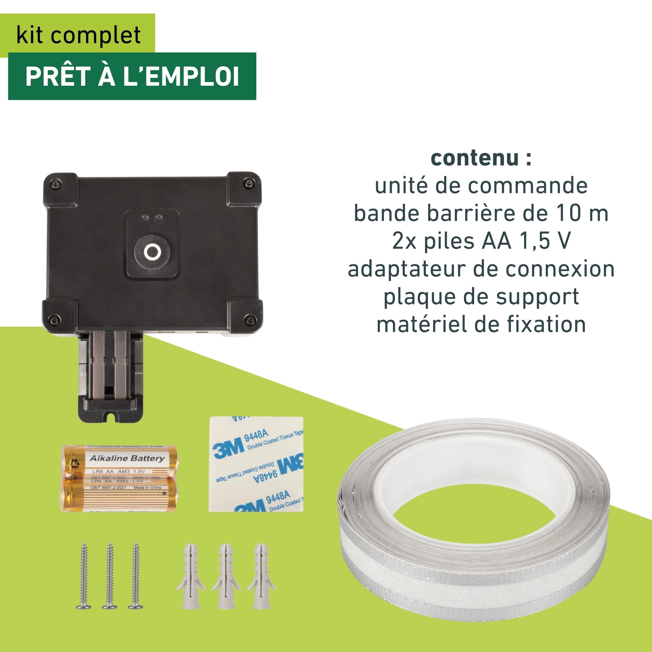 Windhager dissuasif électrique Contre Les escargots e-Fence - 10 m - Protection Contre Les limaces, barrière Anti limace, Bande à escargots électrique - Inoffensif pour l'homme et l'animal