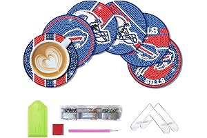 Buffalo Bills Diamond Painting Coasters Kits, Your Cheerful Football Gifts
