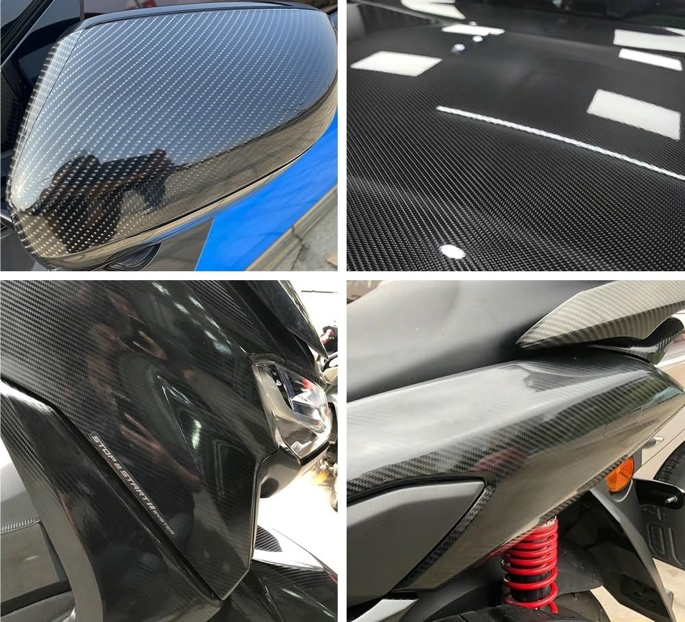 Pellicola Wrapping Auto 3D 4D 5D 6D 9D Pellicola for auto in vinile in fibra di carbonio Adesivo di protezione autoadesivo for cofano auto Corpo moto Accessori for decalcomanie fai da te Pellicola Ade