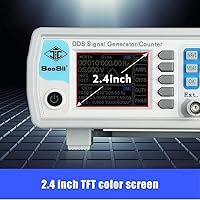 Vista 5 de Generador de señal DDS de 15MHz contador profesional actualizado, Seesii pantalla LCD de 2.4 pulgadas de alta precisión 200MSa/s generador