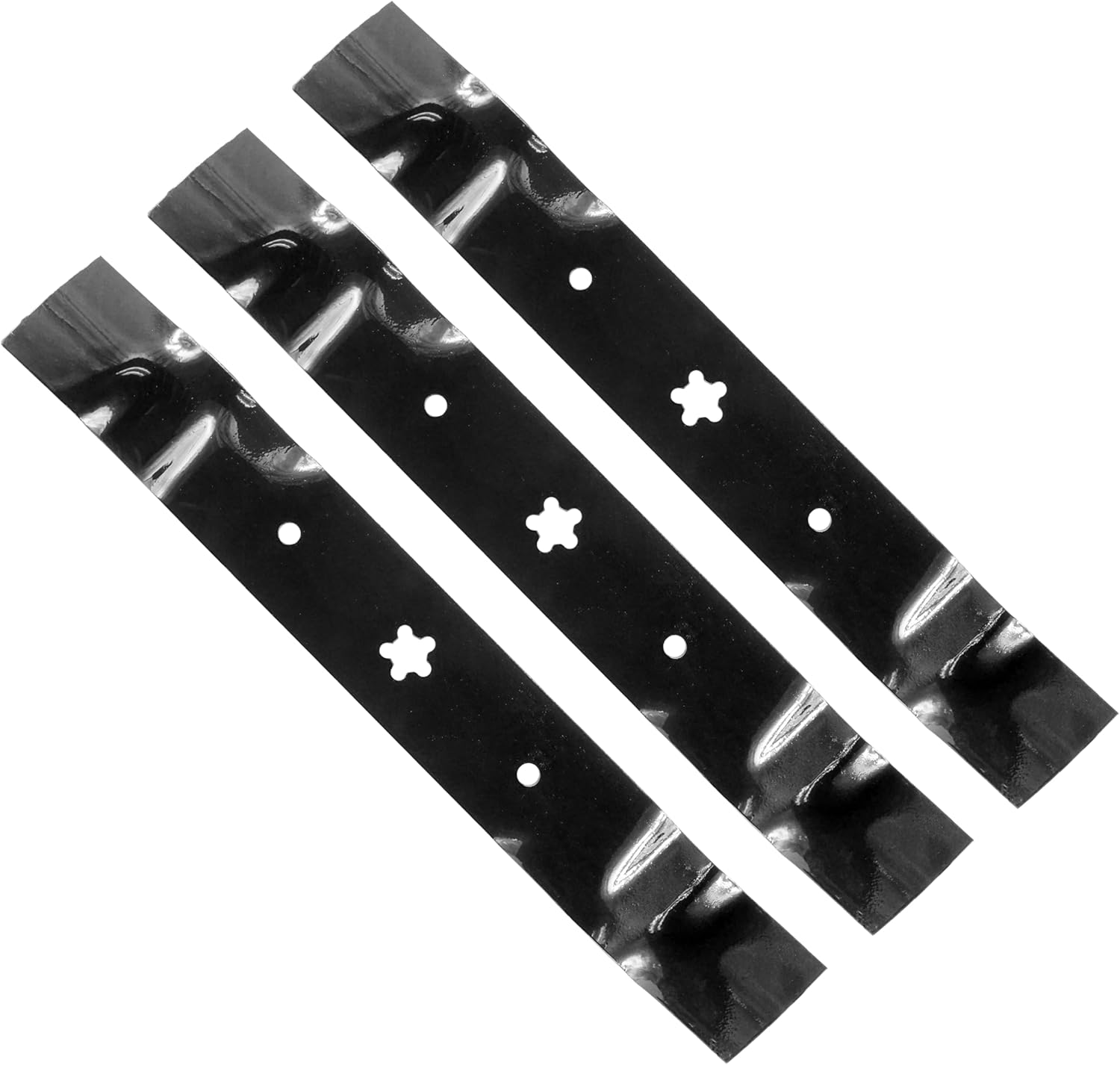 Caltric 3 Blade Compatible with Husqvarna Lgth2454 Mk-54 Yth24V54 Yth2454 Z5426 Z4218 Z4824 Z5426