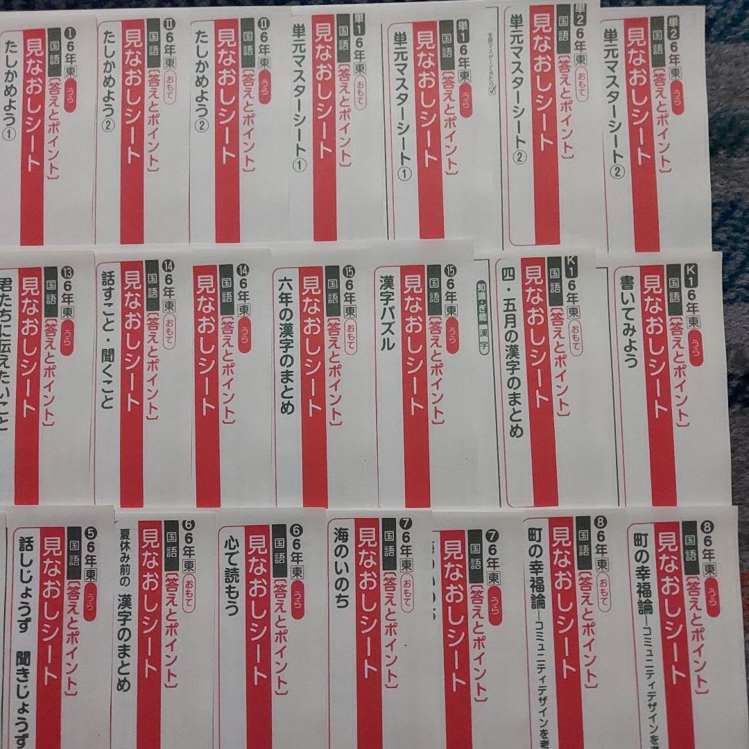 令和6年度 小学5年　国語　東京書籍　青葉出版　カラーテスト 5年生 国語 東京書籍 明治図書 カラーテスト 1学期 未使用 ラスト