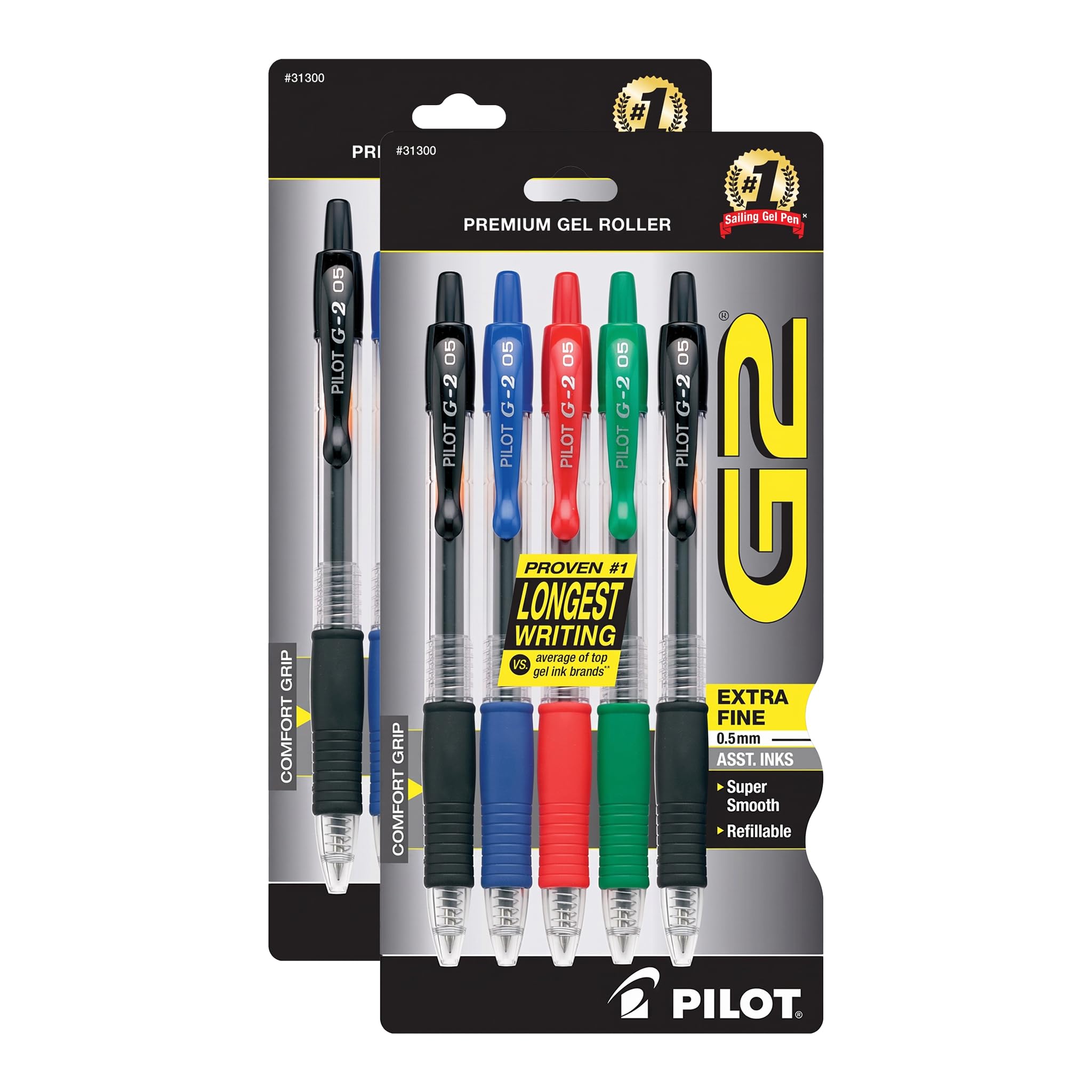 PILOT G2 Gel Pens - Fine Point, 10-Pack -6 PILOT G2 Gel Pens - Fine Point, 10-Pack -6