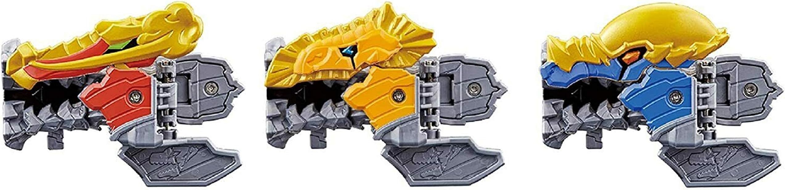 BANDAI Kishiryu Sentai Ryusoulger DX Ryusoul Set 02: Action Figure Set - MukiMukisoul, Chiisasoul, Migakesoul - Ages 6+