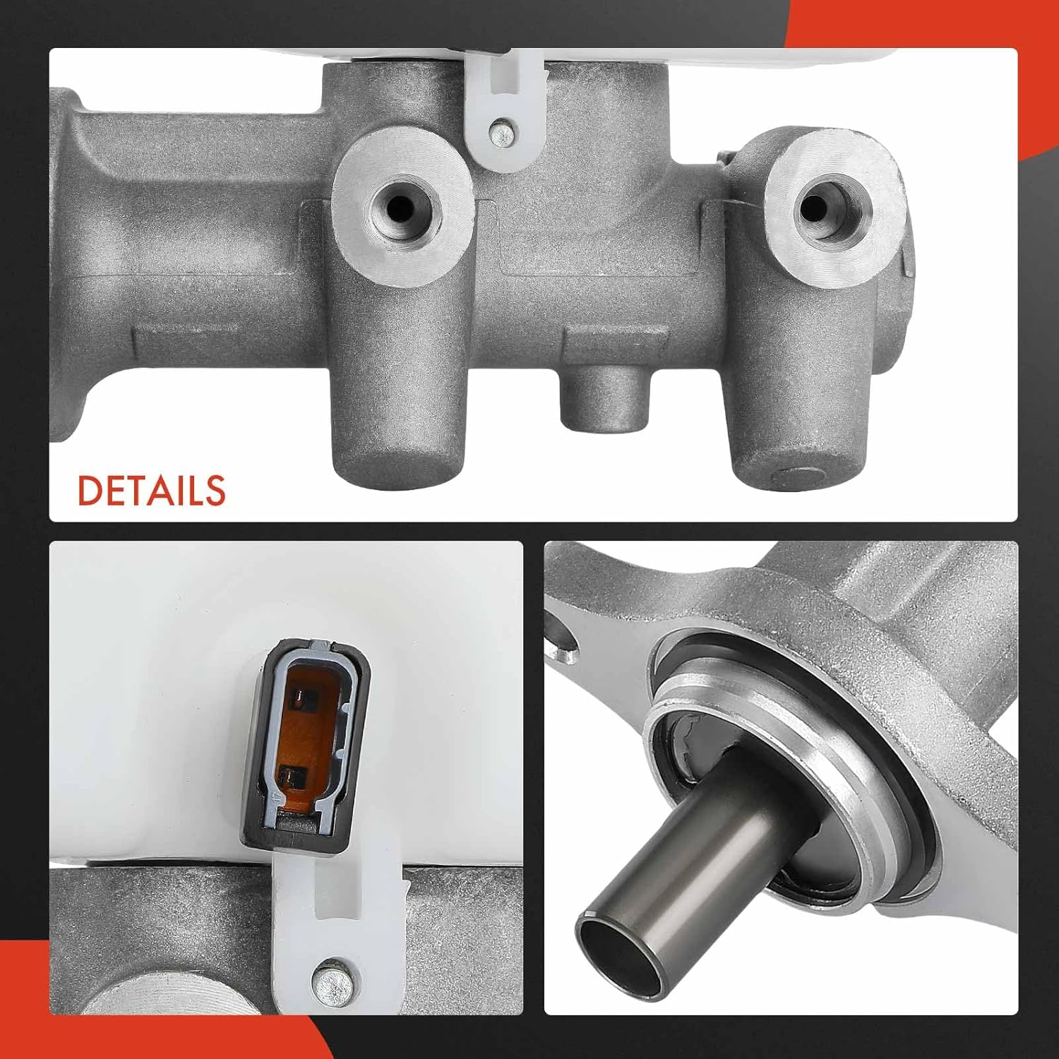 A-Premium Brake Master Cylinder with Reservoir and Sensor Compatible with Nissan Vehicles - Frontier 2005-2010, Xterra 2005-2006, Manual Transmission - Replace# 46010EA260