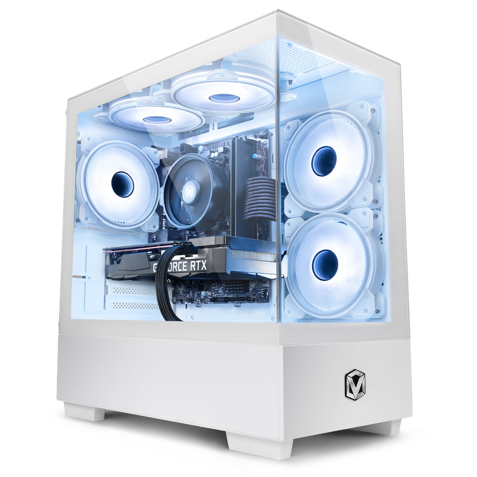 Vibox V-245 White Gaming PC • AMD Ryzen 5 4500 4.1GHz • Nvidia RTX 5060 Ti 8GB • 16GB RAM • 480GB SSD • Windows 11 • WiFi • Prebuilt