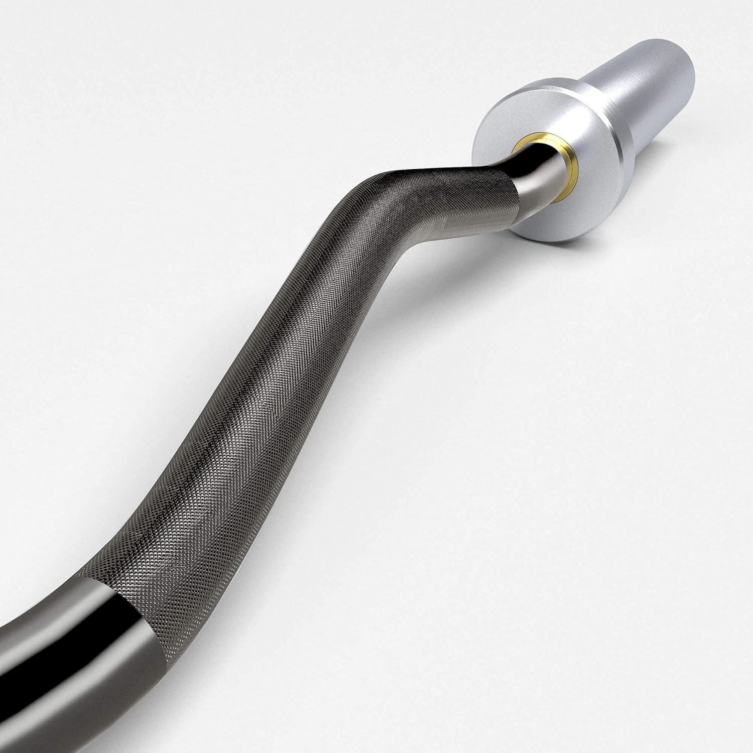 Olympic Barbell EZ Bar Curl Bar 4ft/5ft/7ft for 2 Inch Weight Plates, Perfect for Home Fitness (300lb/330lb/400lb/700lb/1000lb/1500lb)