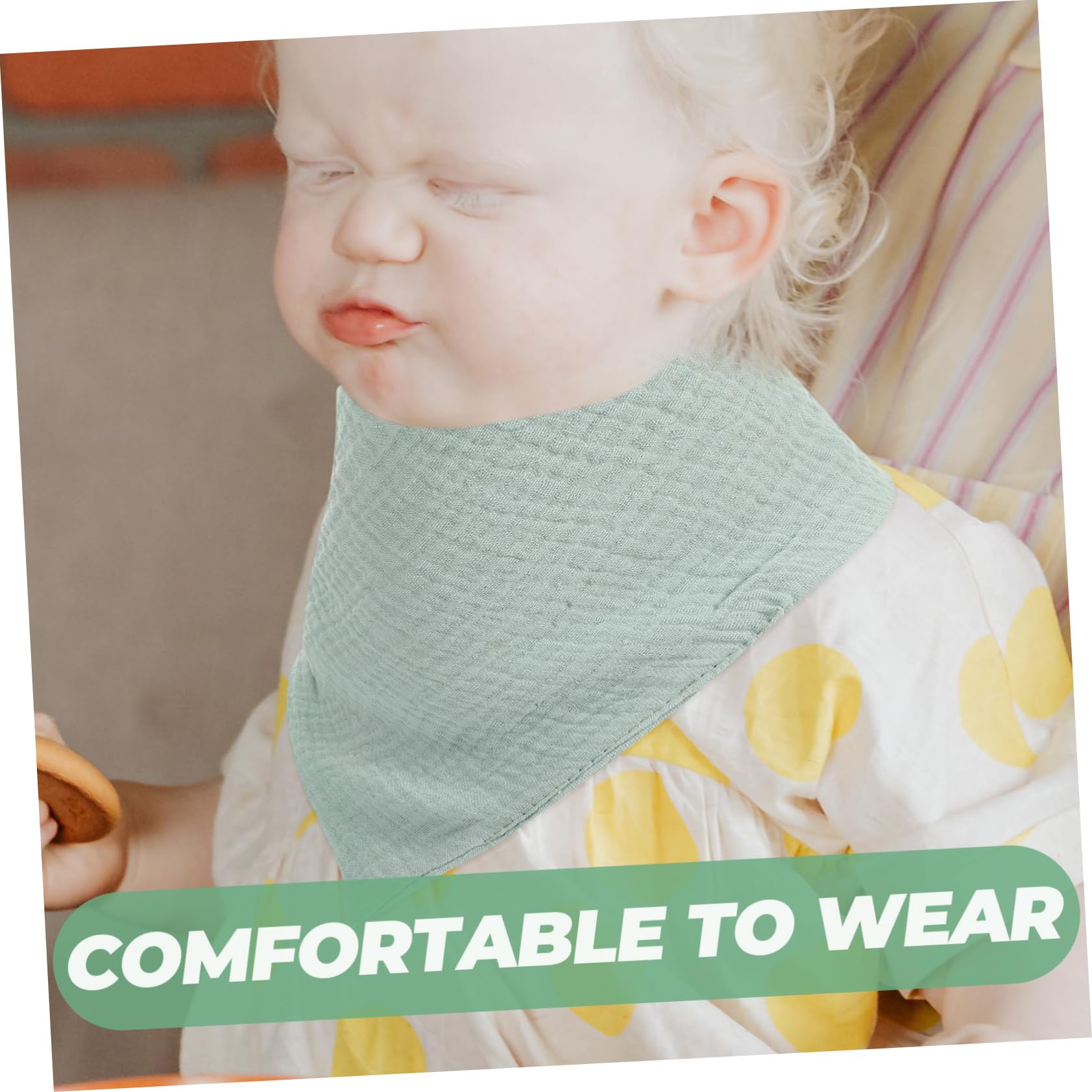 Beaupretty 10pezzi Bavaglini Piccoli Riutilizzabili Unisex Bavaglino Minuscolo Per Mangiare Accessori Essenziali Per Proteggere Indumenti Sbavature e