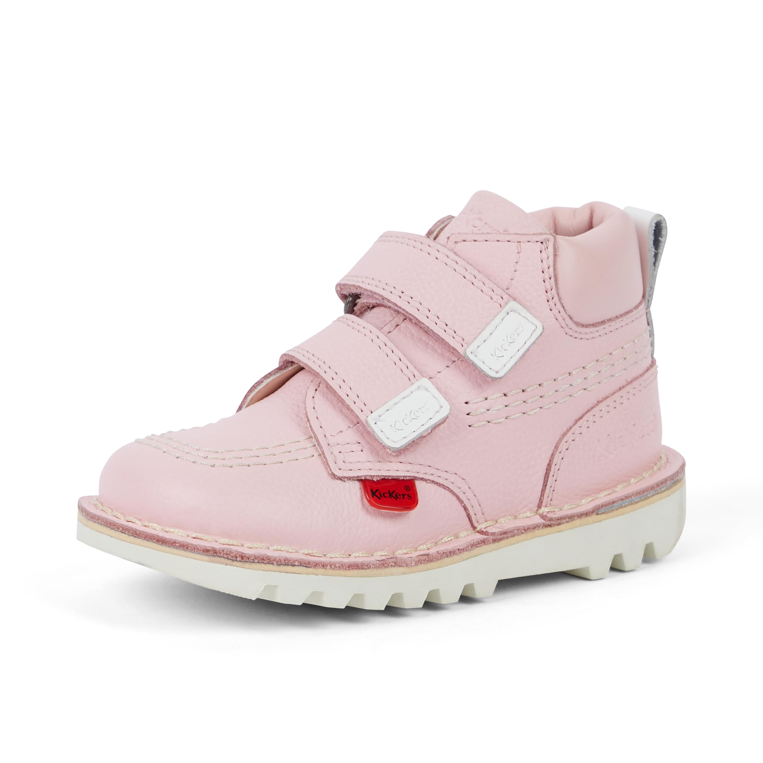 Kickers Unisex Kids Kick Hi Roll Ankle Boots | Extra Comfortable | Added Durability | Premium Quality, Pink, 6 UK Child