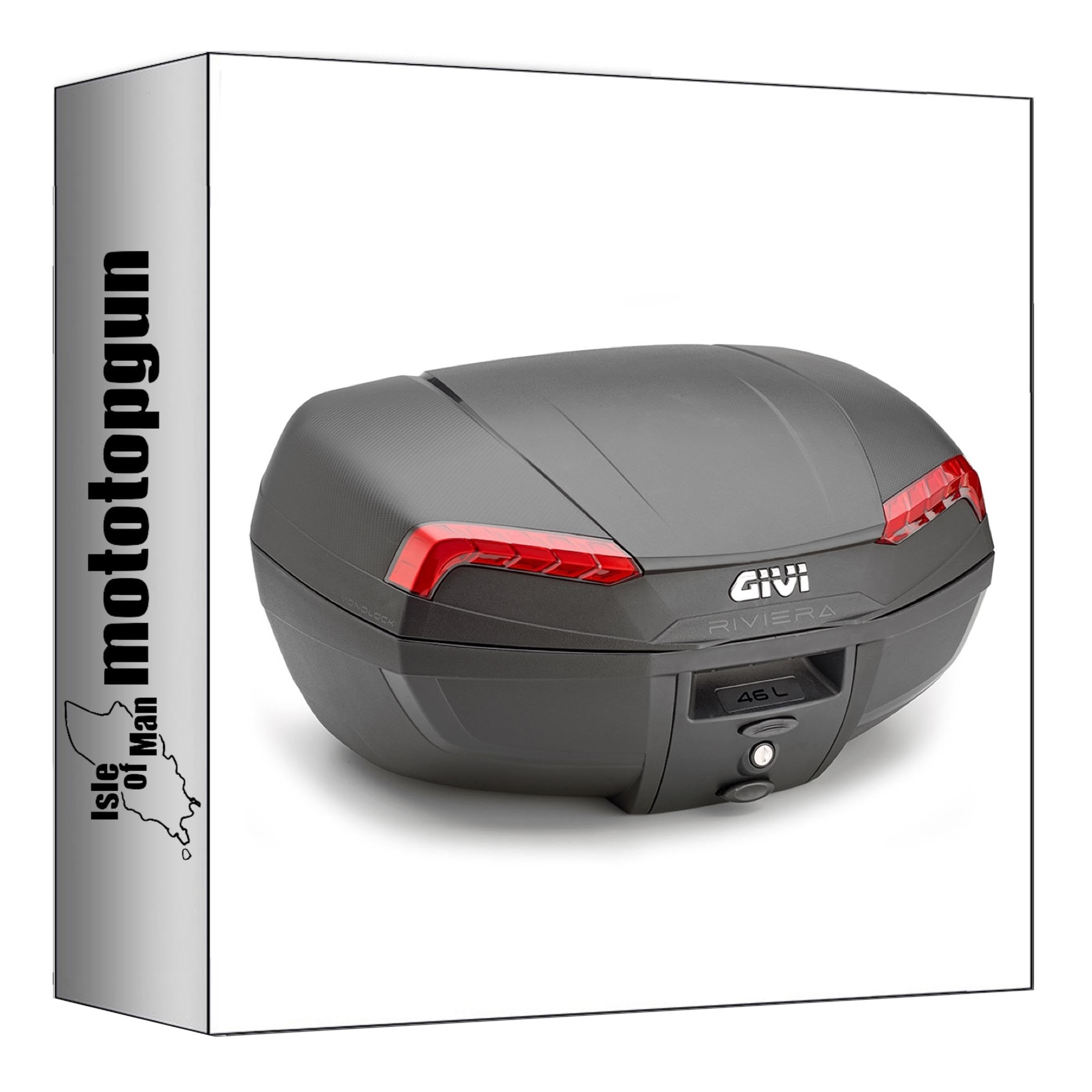Givi E46N2 Monolock Riviera 46 lt, l'excellence de la bagagerie italienne pour Burgman 650 - 5