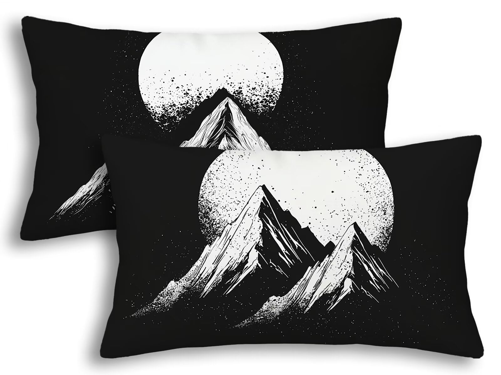Housse coussin exterieur impermeable noir 40x80 pour votre salon de jardin