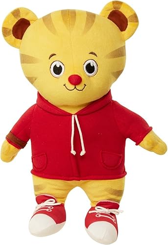 JAKKS Pacific Daniel Tiger's Neighborhood - Peluche de peluche suave y tierno, cuenta con frases y canciones