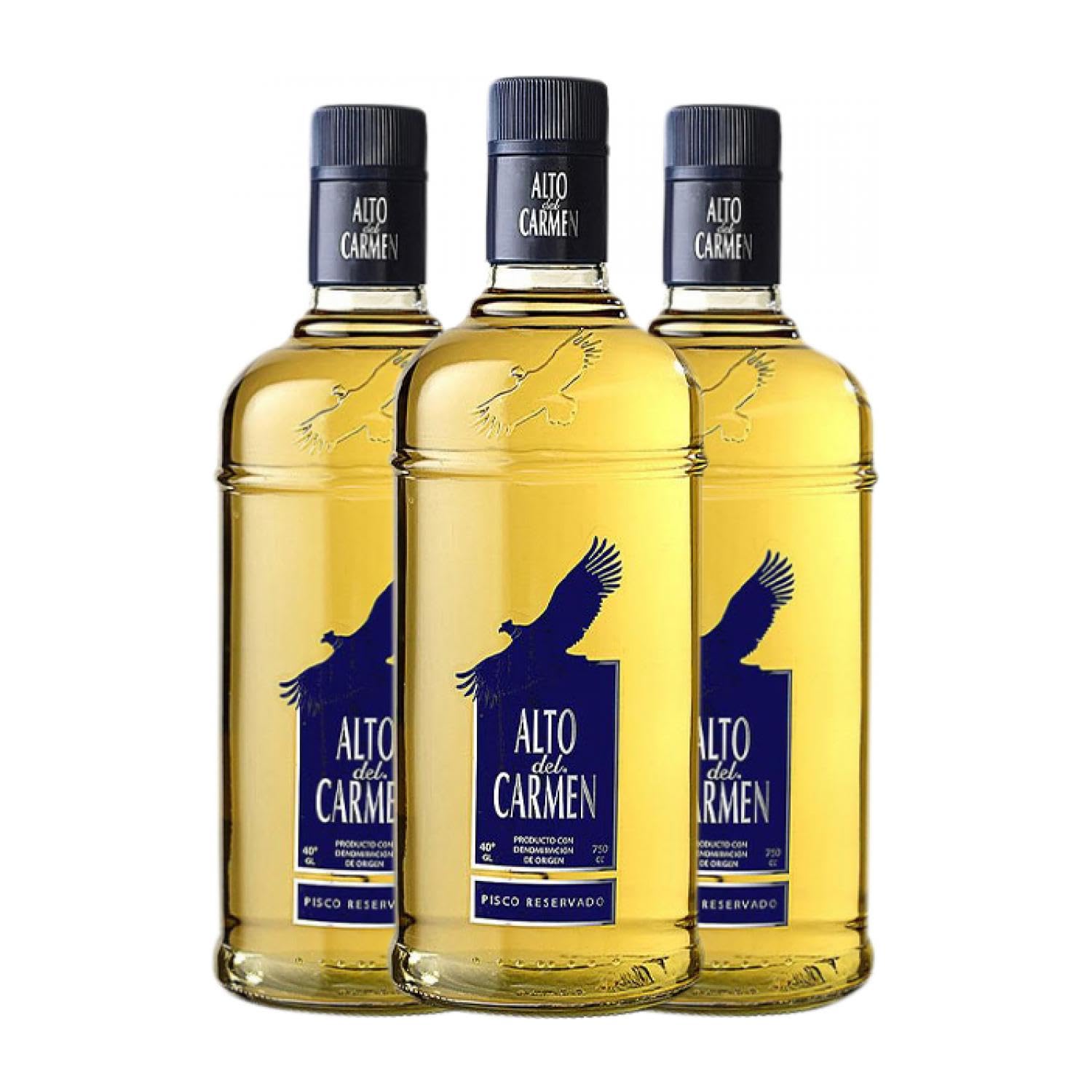 Pisco Alto del Carmen 70 cl (Caja de 3 Botellas de 70 cl)