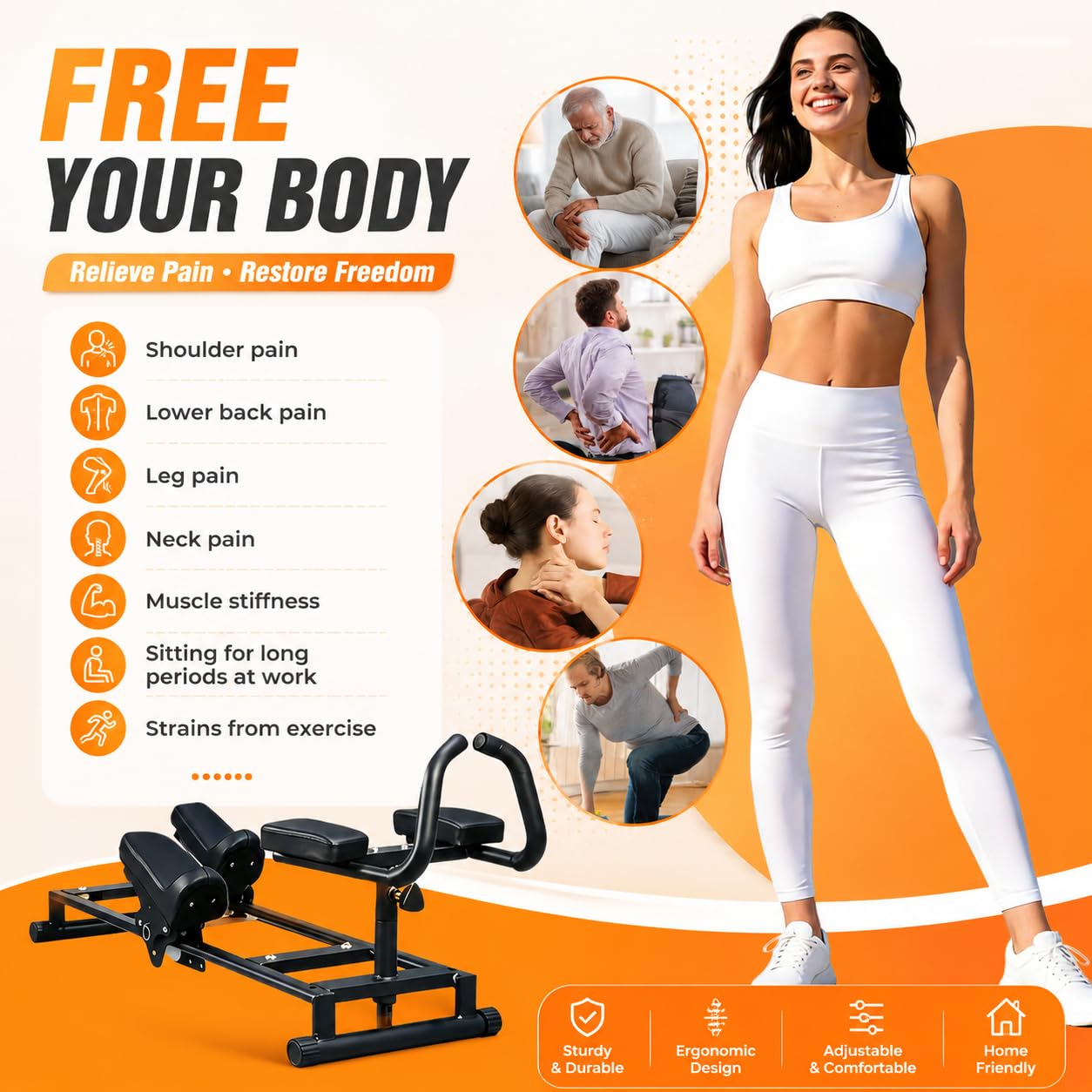 Krabbel-Trainingsgerät, Fitness-Wirbelsäulen-Dreh- und Dehnmaschine, Ganzkörper-Kerntrainingsgerät für Bauch, Rücken und Gesäß, Fitnessgeräte für das Heimstudio