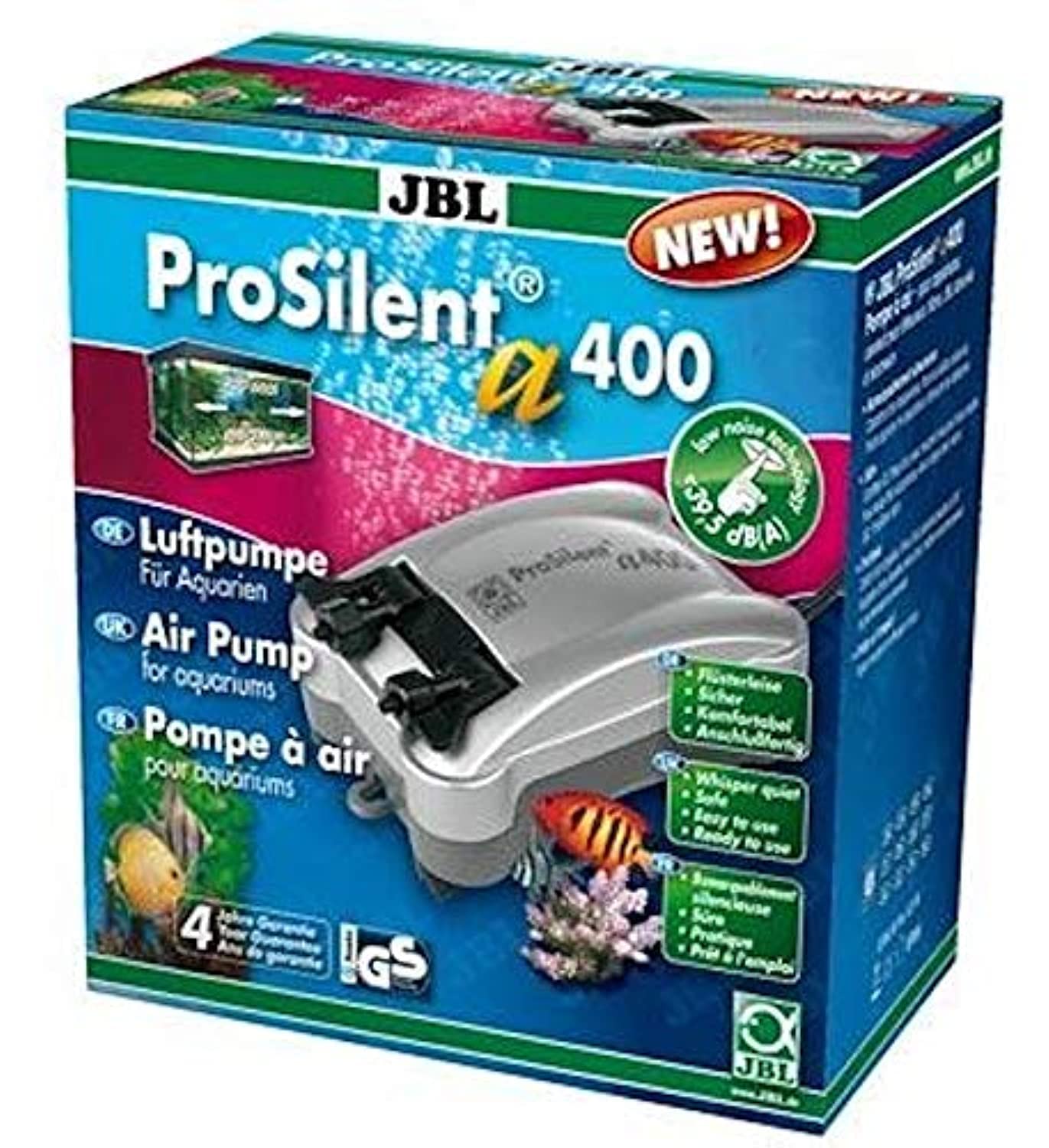 JBLProSilent a400 Air-pump for Aquariums of 200-600 Litres
