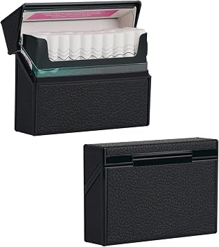 Heat Stick Case, Compatible with Iluma i/Iluma i One/Iluma i-Prime/Iluma One/Iluma Prime PC+ PU Leather, Holds 20 Pieces, Anti-Crushing, Portable, Convenient, Black