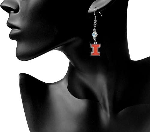 Miniatura 7 de Siskiyou Sports NCAA - Pendientes colgantes de cristal para mujer