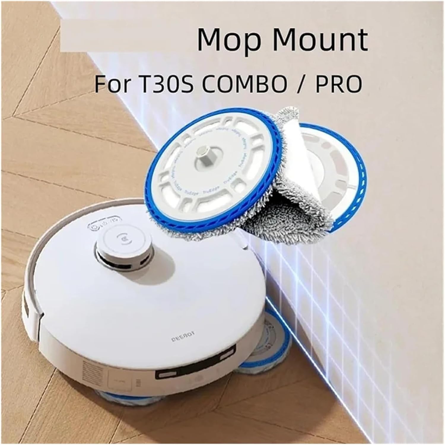 A22F 4Pcs Mop Holder,Compatible for Ecovacs, T30S Pro Robot Vacuum Cleaner Accessory Spare Parts Vacuum Cleaner Accessories
