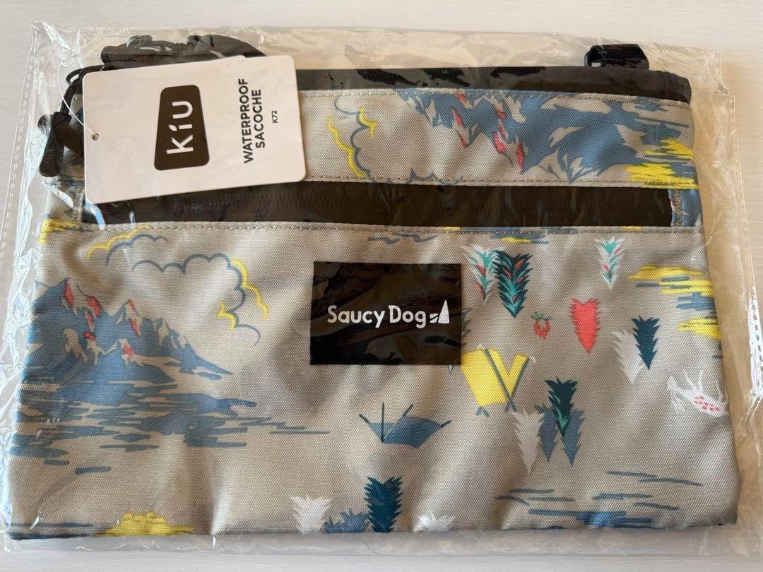 Saucy Dog サコッシュ KiU×Saucy Dog 防水サコッシュ カモフラワー