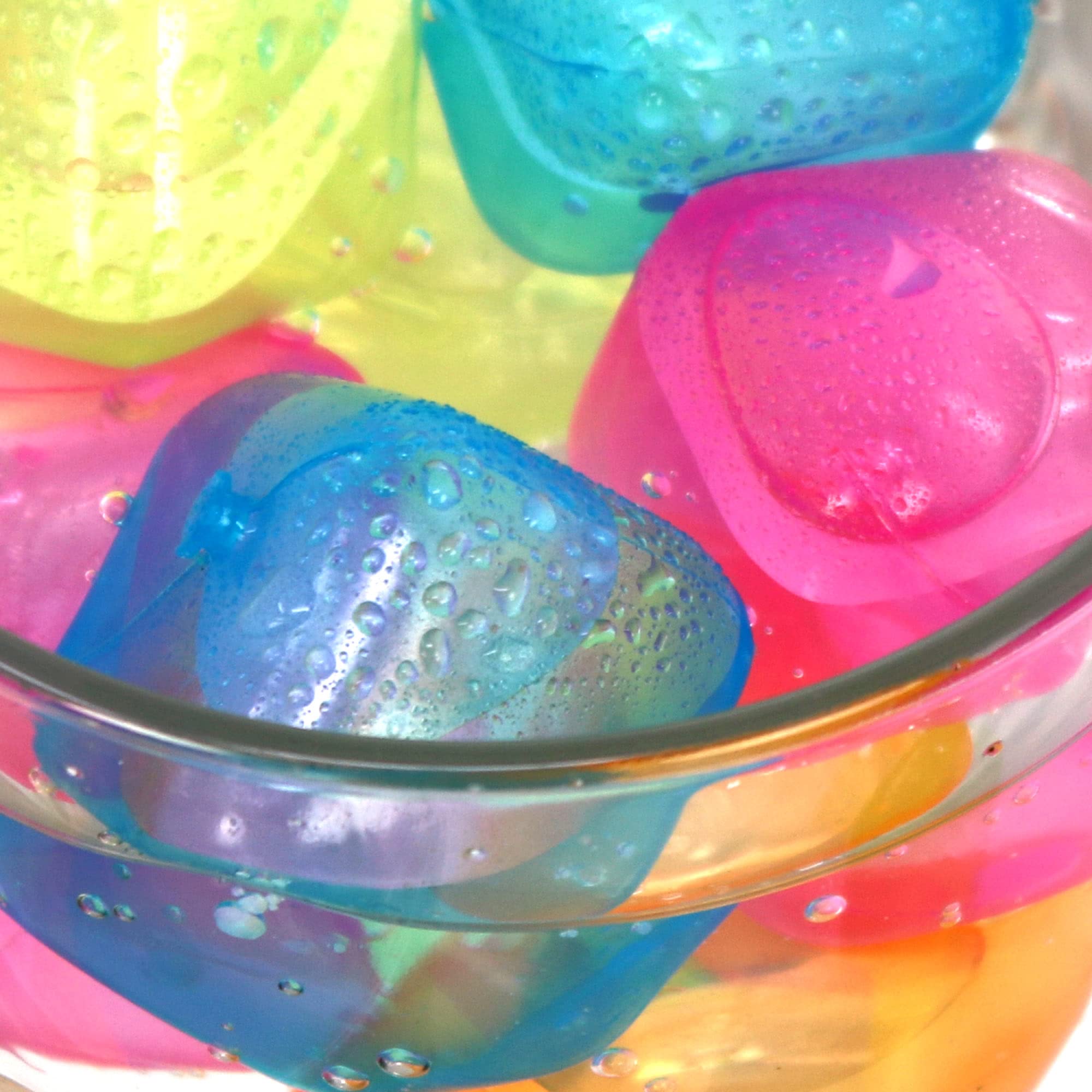 COM-FOUR® 120 Cubitos de Hielo Reutilizables Colores para Fiestas Refrescar Bebidas